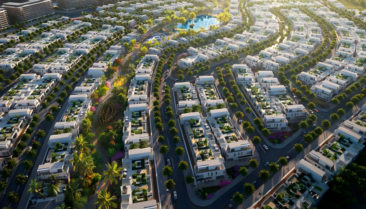 DAMAC河畔 — Community view | Profound Properties, Dubai