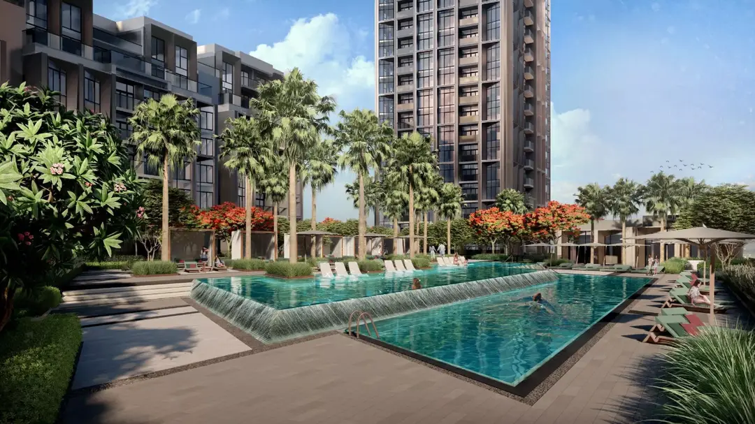 تصميم كوارتر في d3 — مسبح — مسبح خارجي — amenity | Profound Properties, Dubai