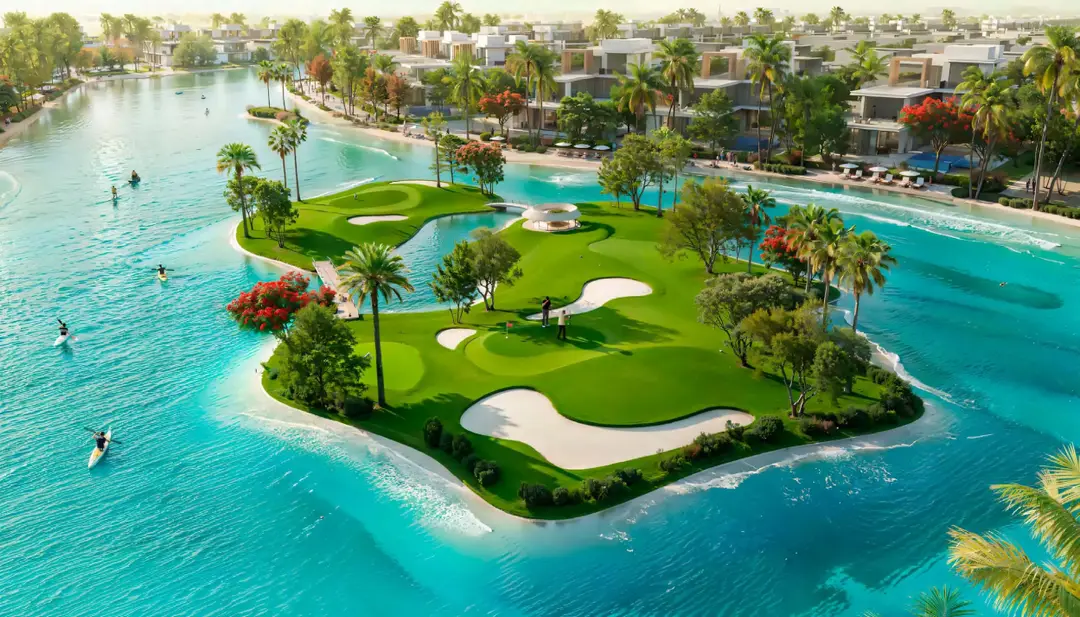 DAMAC Islands — Sports — Mini Golf Course — amenity | Profound Properties, Dubai