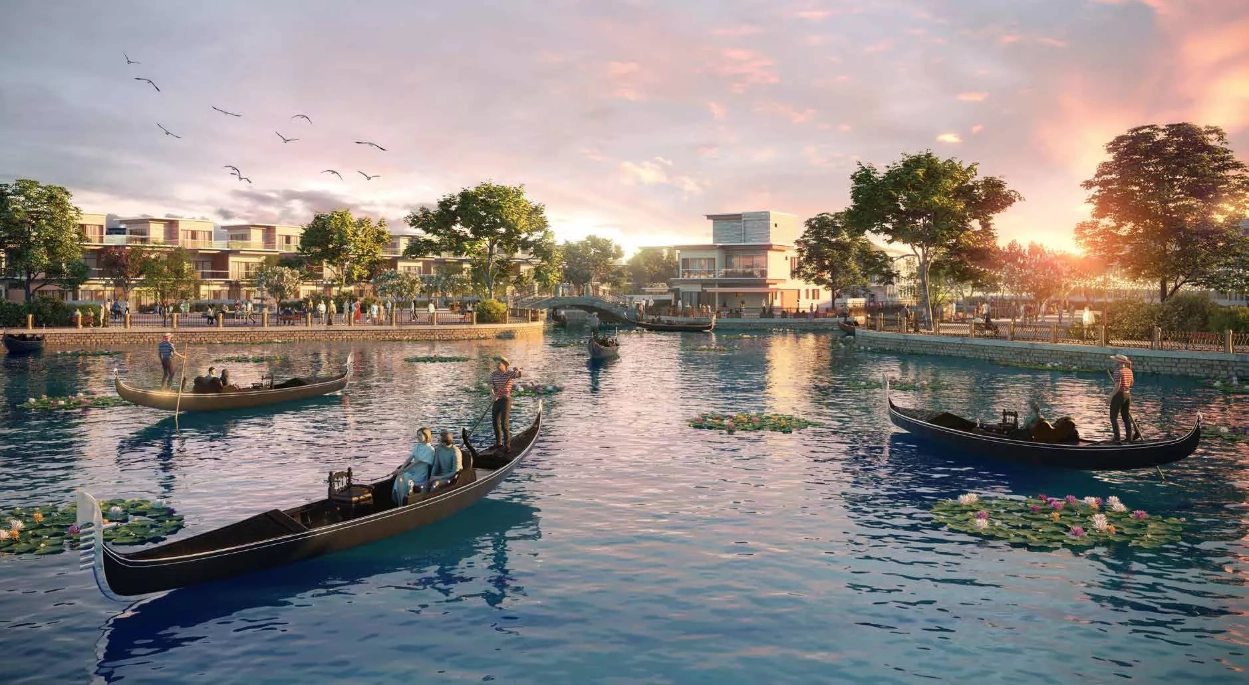 Venice at DAMAC Lagoons — Water view | Profound Properties, Dubai