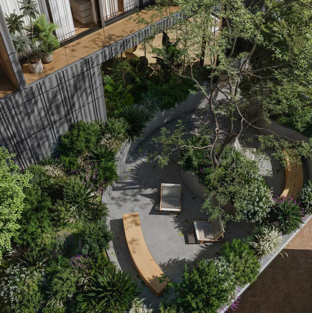Elemental 22 — Entertainment — Private Garden — amenity | Profound Properties, Dubai
