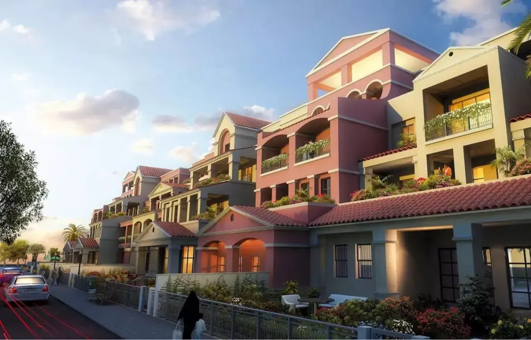 فلل المجتمع الأخضر الشرقي — يجب أن يكون — شرفة — feature | Profound Properties, Dubai