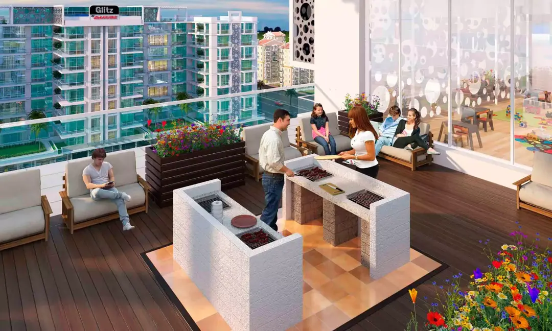 Glitz Residence 2 — Social & Event — Lounge Area — amenity | Profound Properties, Dubai