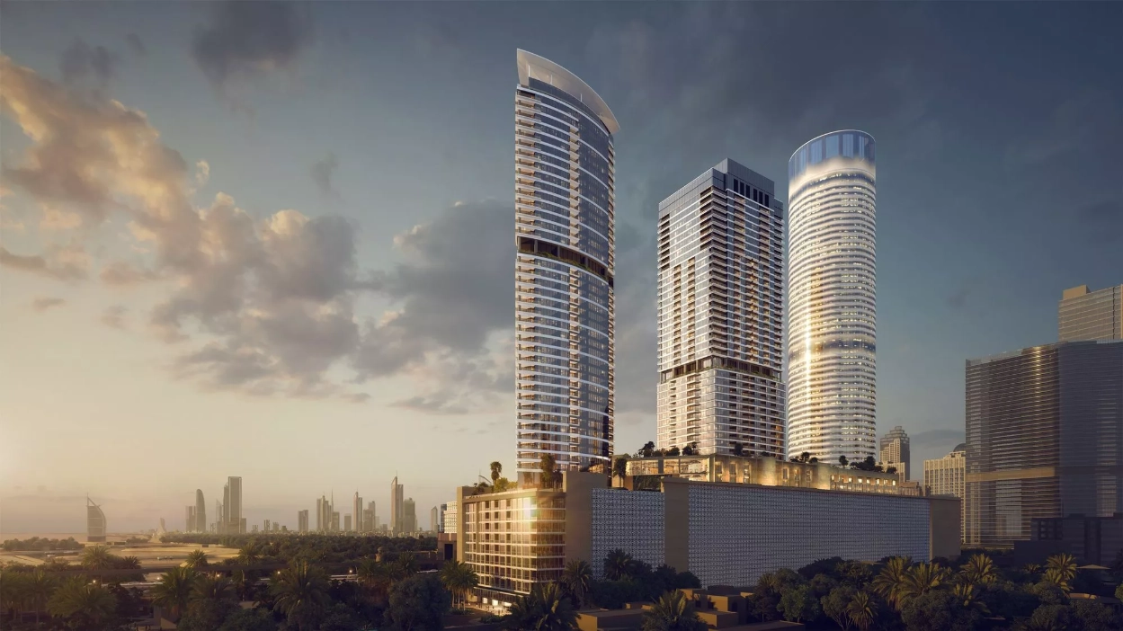برج بالم بيتش 3 — City view | Profound Properties, Dubai