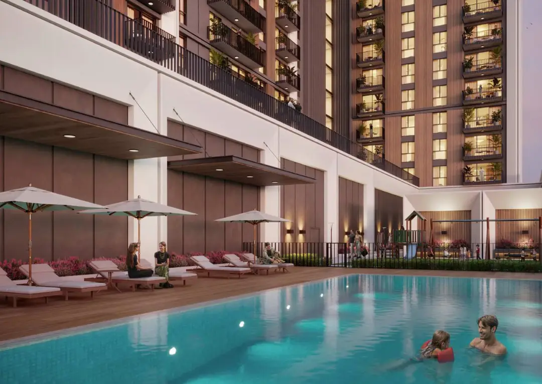 Hillcrest — Swimming Pools — Outdoor Swimming Pool — amenity | Profound Properties, Dubai