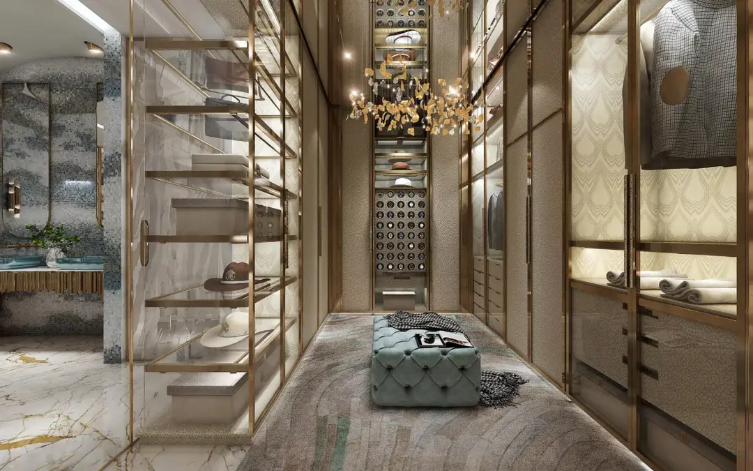 DAMAC Bay by Cavalli - Dubai Harbour — Must Have — Walk-in Closet — feature | Profound Properties, Dubai