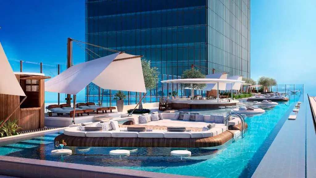 One Za'abeel — Swimming Pools — Outdoor Swimming Pool — amenity | Profound Properties, Dubai
