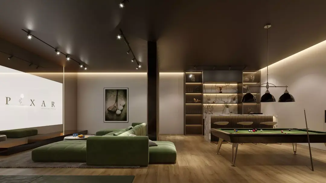 TERRA Golf Collection — Entertainment — Private Cinema Rooms — amenity | Profound Properties, Dubai