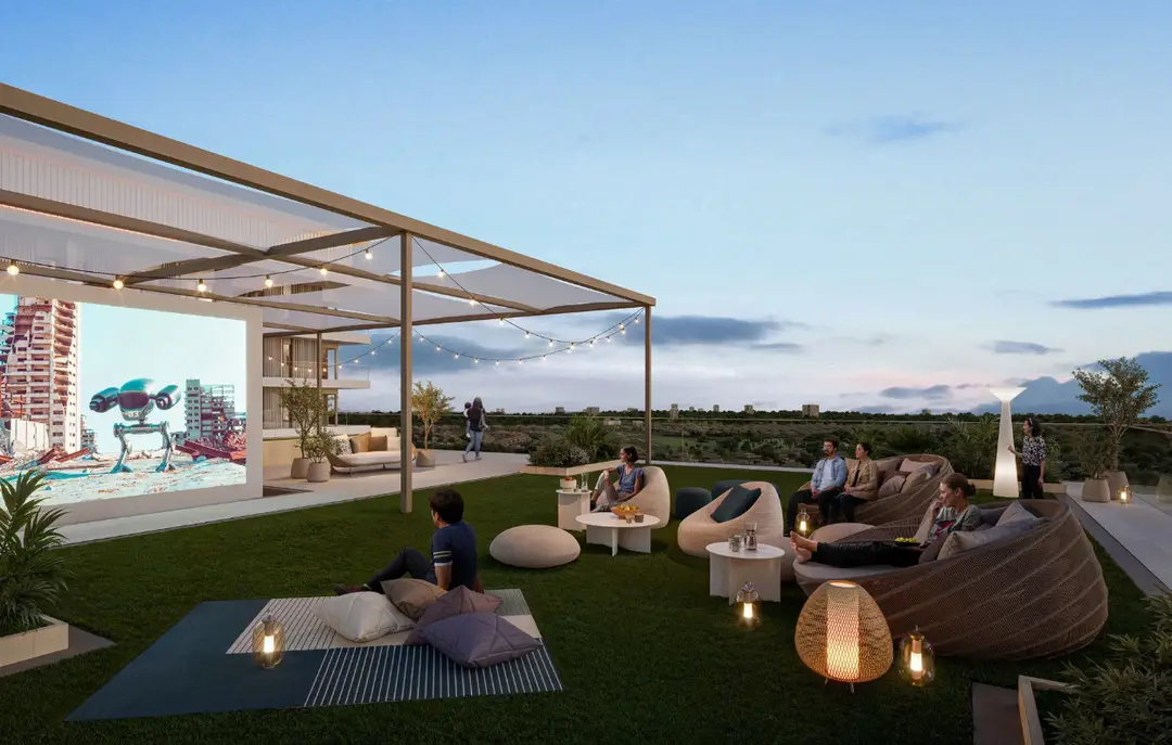 Vida Residences Club Point — Entertainment — Outdoor Cinema — amenity | Profound Properties, Dubai