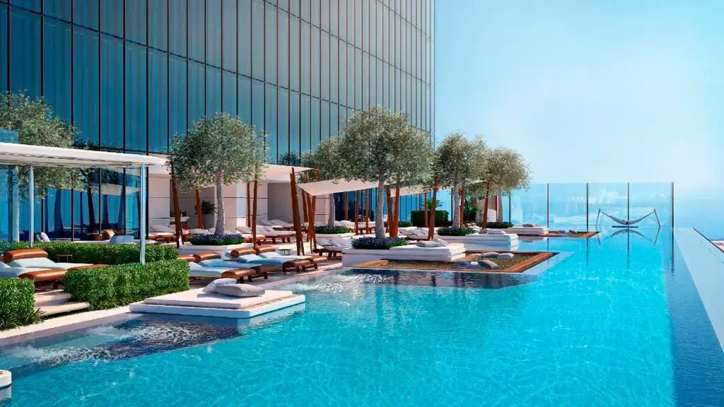 One Za'abeel — Swimming Pools — Infinity Swimming Pool — amenity | Profound Properties, Dubai