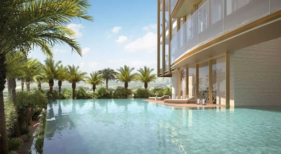 六感公寓迪拜码头 — 游泳池 — 室外游泳池 — amenity | Profound Properties, Dubai