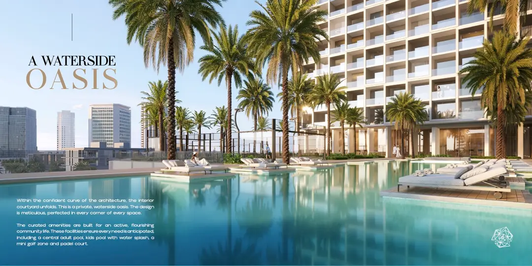 Binghatti Cullinan — 游泳池 — 室外游泳池 — amenity | Profound Properties, Dubai