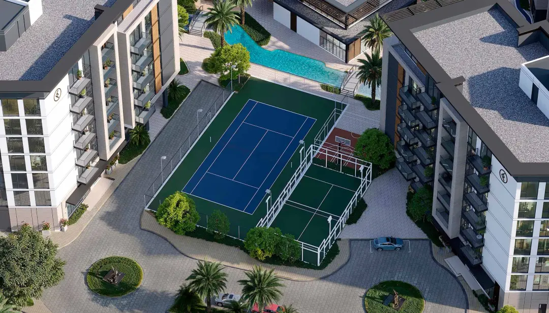 Belgrave Gardens — Sports — Tennis Court — amenity | Profound Properties, Dubai