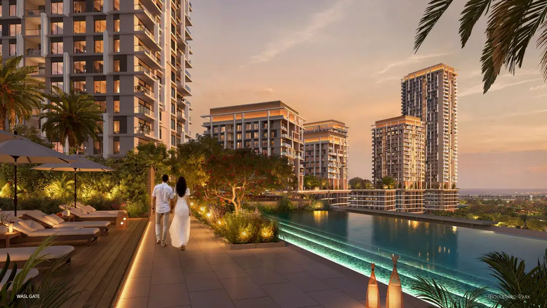 Boulevard Park — Swimming Pools — Outdoor Swimming Pool — amenity | Profound Properties, Dubai