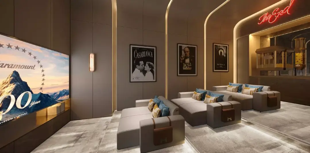 Casa Canal — Entertainment — Private Cinema Rooms — amenity | Profound Properties, Dubai