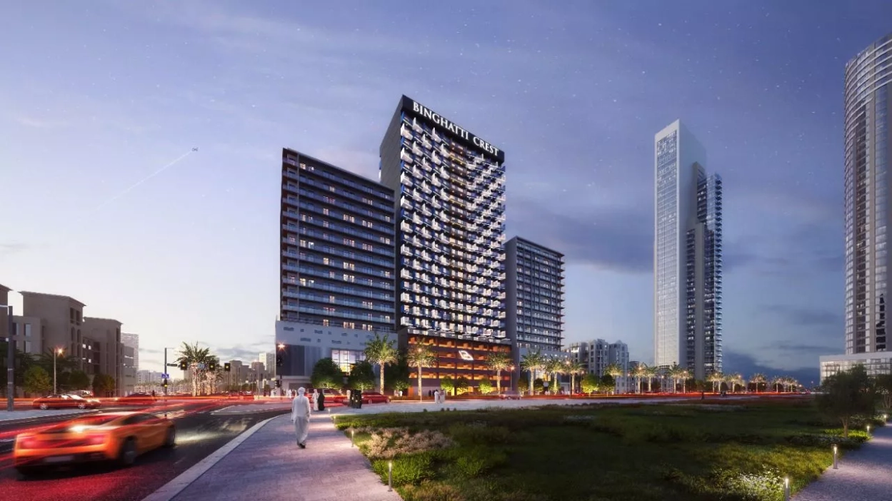 Binghatti Crest — City view | Profound Properties, Dubai