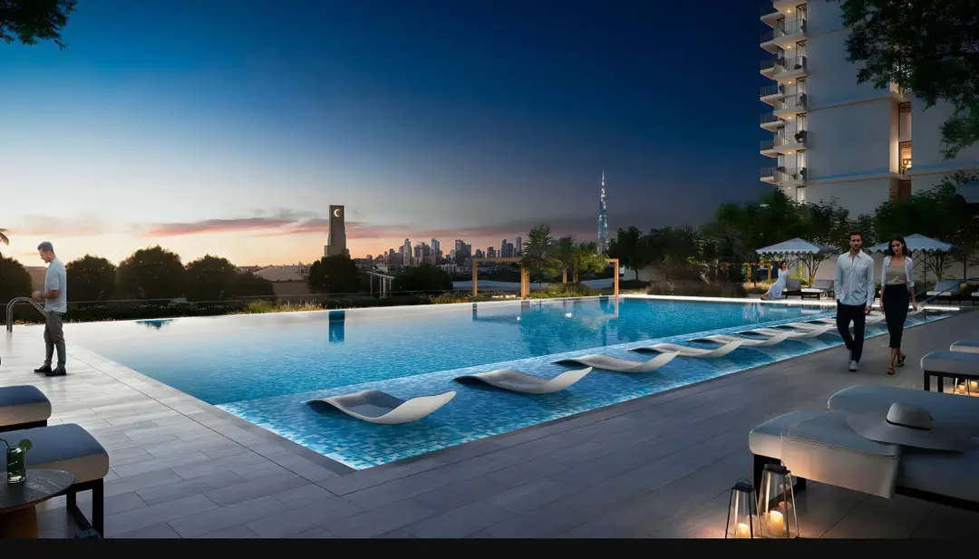 Hillsedge — Swimming Pools — Infinity Swimming Pool — amenity | Profound Properties, Dubai