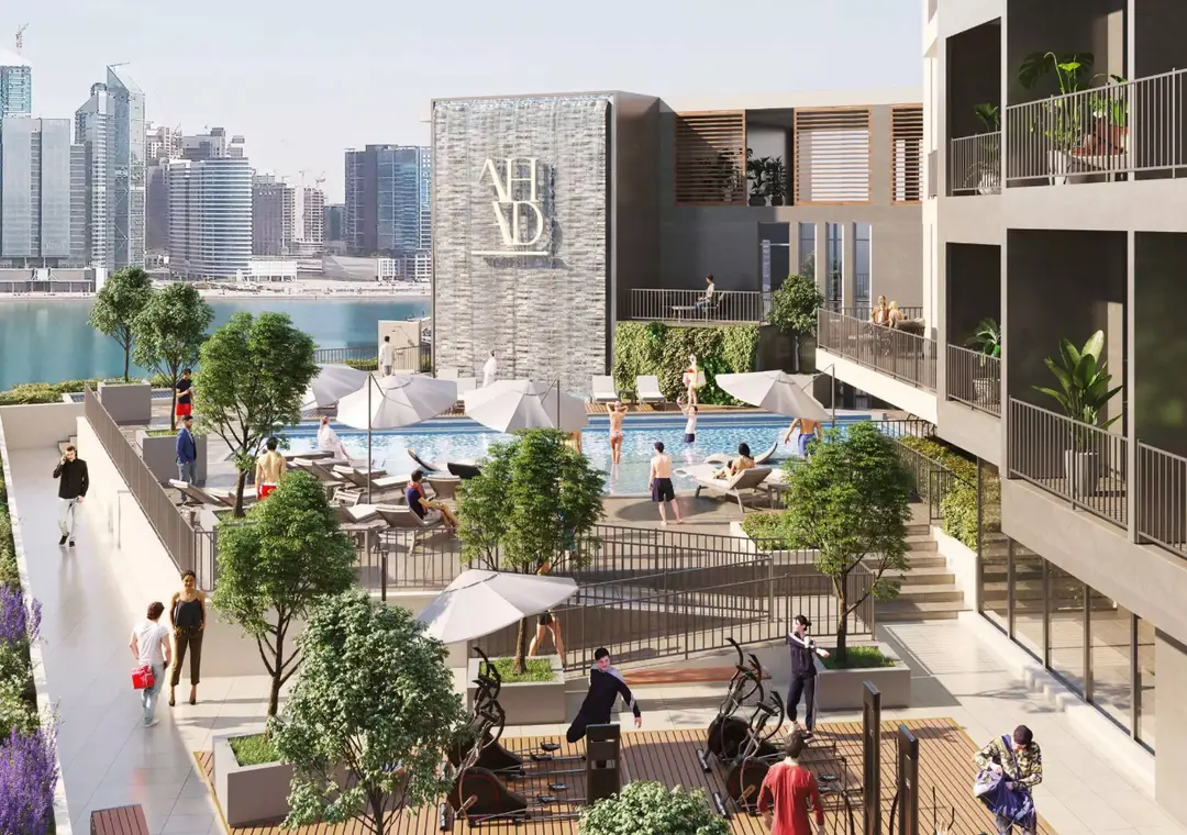 АХАД Резиденции — Бассейны — Открытый бассейн — amenity | Profound Properties, Dubai