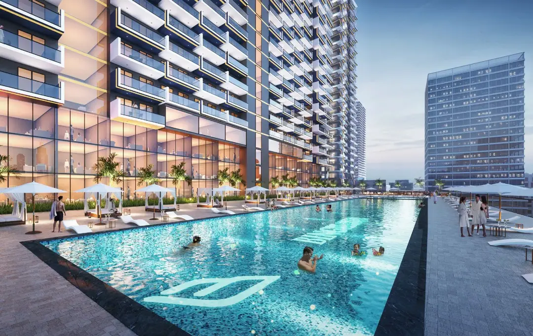 Binghatti Corner — Schwimmbäder — Freibad — amenity | Profound Properties, Dubai