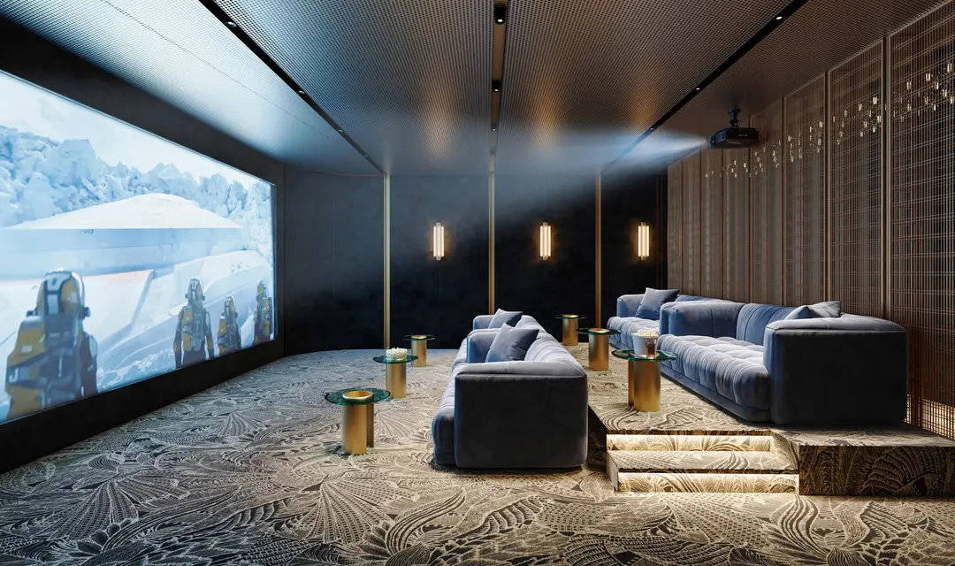 Belgrave Gardens — Entertainment — Private Cinema Rooms — amenity | Profound Properties, Dubai