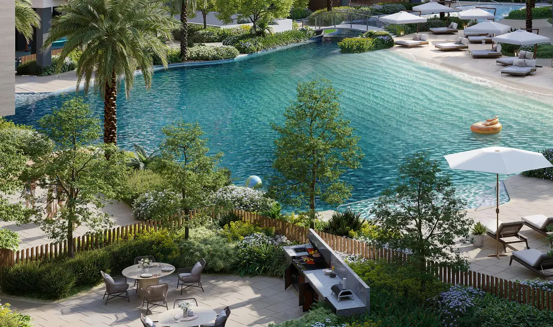 Belgrave Gardens — Swimming Pools — Outdoor Swimming Pool — amenity | Profound Properties, Dubai