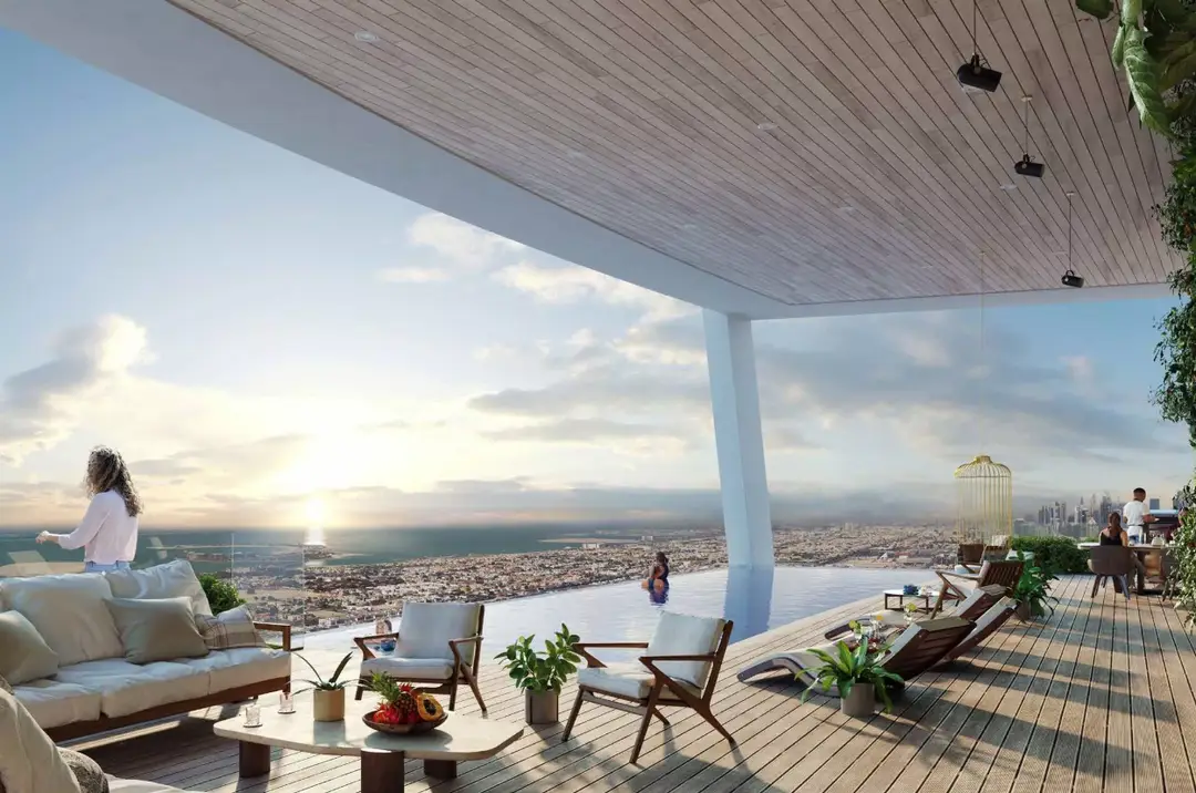 Safa One — Swimming Pools — Infinity Swimming Pool — amenity | Profound Properties, Dubai