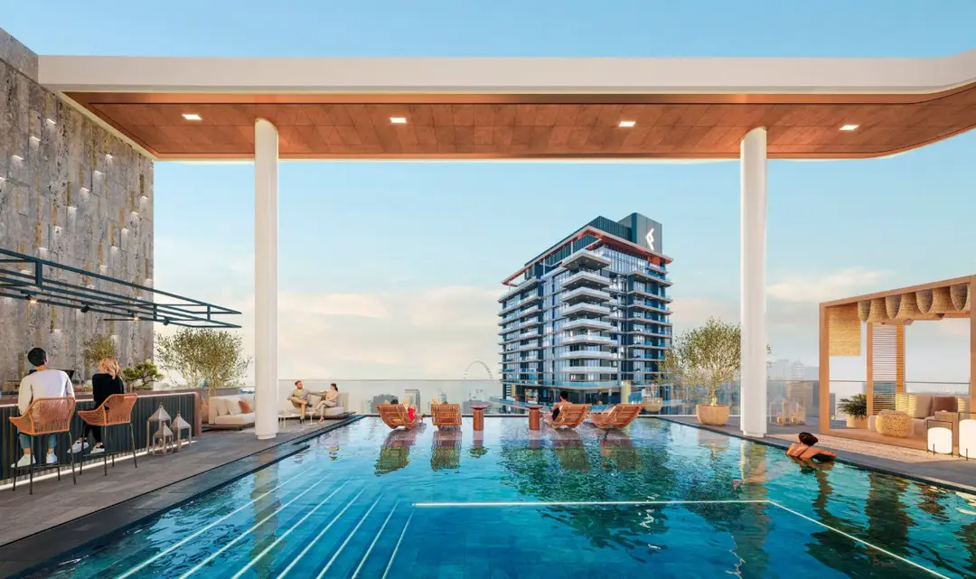 Мерсер Хаус — Бассейны — Открытый бассейн — amenity | Profound Properties, Dubai