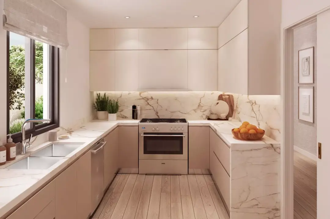 Jebel Ali Village Exsclusive — Must Have — Closed Kitchen — feature | Profound Properties, Dubai