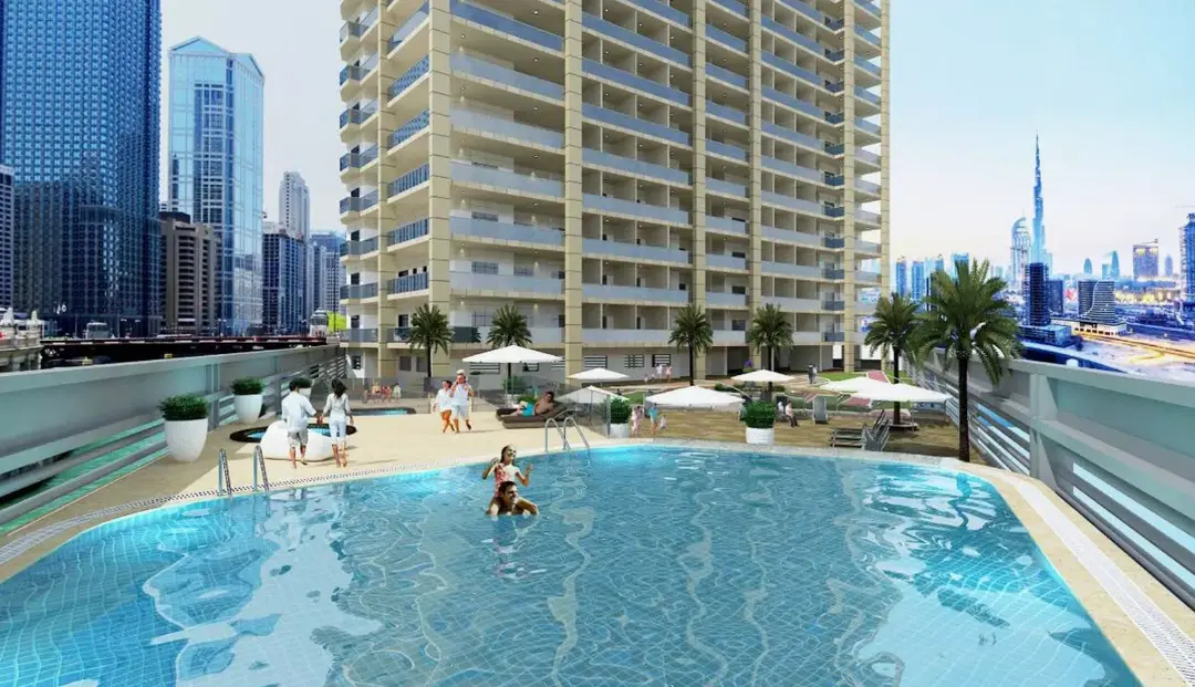 إيليت داونتاون ريزيدنس — مسبح — مسبح خارجي — amenity | Profound Properties, Dubai