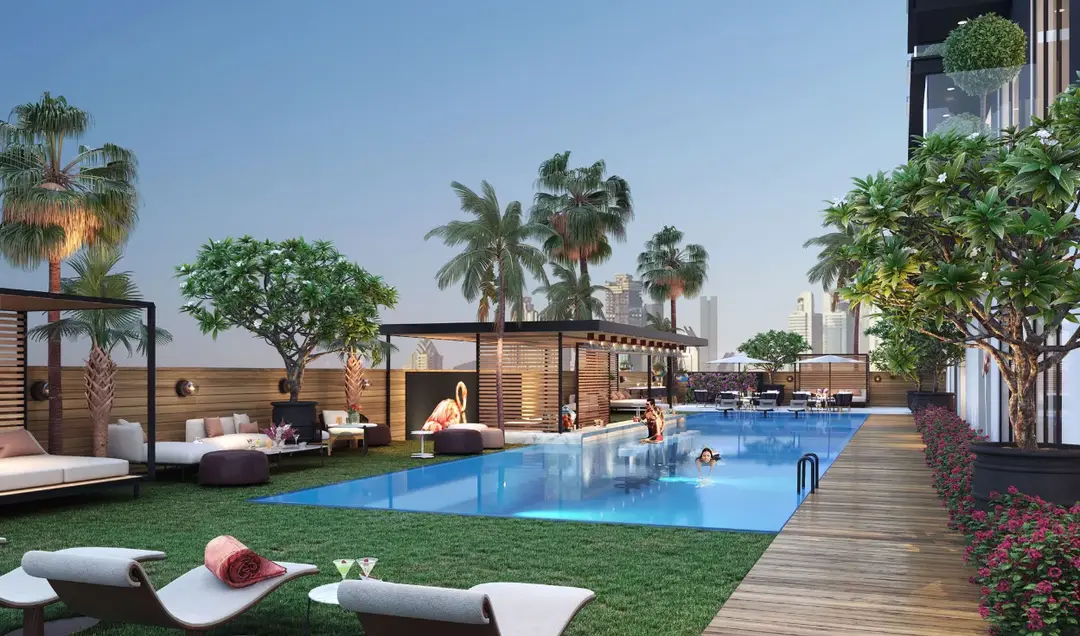 نورث 43 — مسبح — مسبح خارجي — amenity | Profound Properties, Dubai