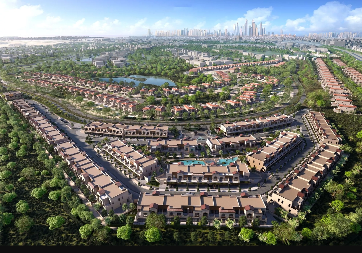 Jasmine Lane by Elie Saab — Community view | Profound Properties, Dubai
