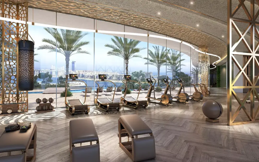 DAMAC Bay by Cavalli - Dubai Harbour — Sports — Fitness Center — amenity | Profound Properties, Dubai