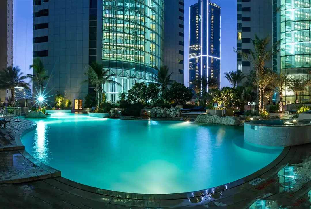 Al Fattan Marine Towers — Swimming Pools — Outdoor Swimming Pool — amenity | Profound Properties, Dubai