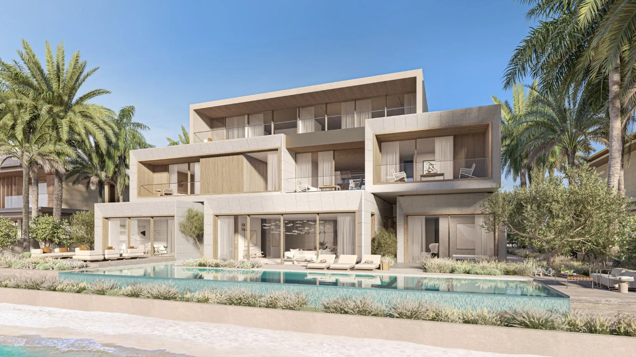 The Coral Collection Villas Palm Jebel Ali — Water view | Profound Properties, Dubai