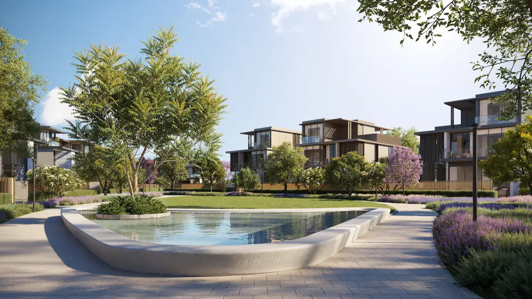 Nad Al Sheba Gardens 10 — Swimming Pools — Outdoor Swimming Pool — amenity | Profound Properties, Dubai