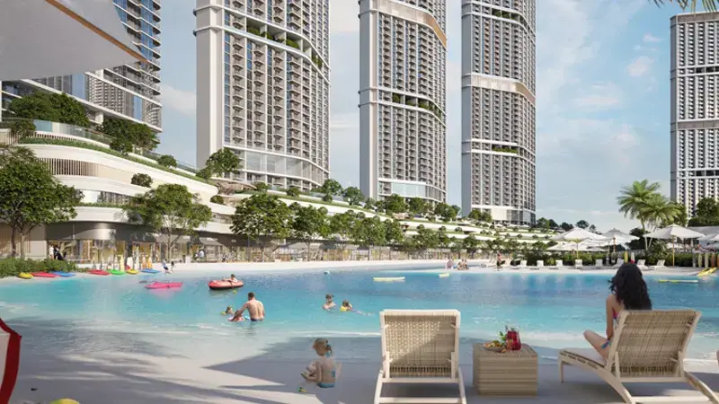 360 河滨新月 — 游泳池 — 室外游泳池 — amenity | Profound Properties, Dubai