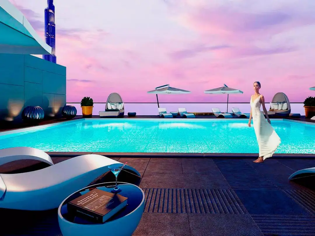 AG Tower — Schwimmbäder — Freibad — amenity | Profound Properties, Dubai