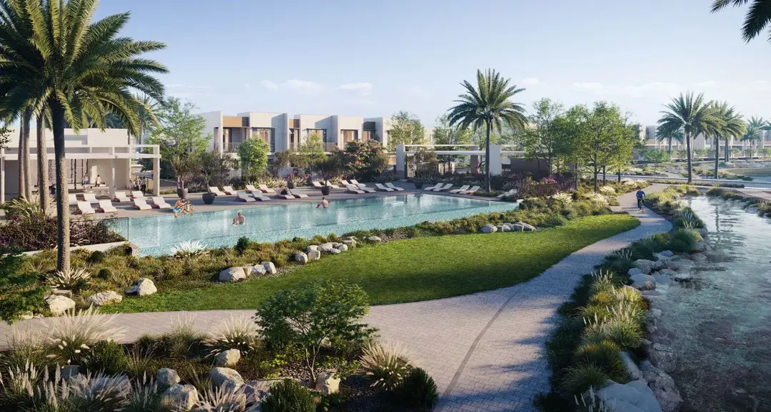 نيما ذا فالي — مسبح — مسبح خارجي — amenity | Profound Properties, Dubai