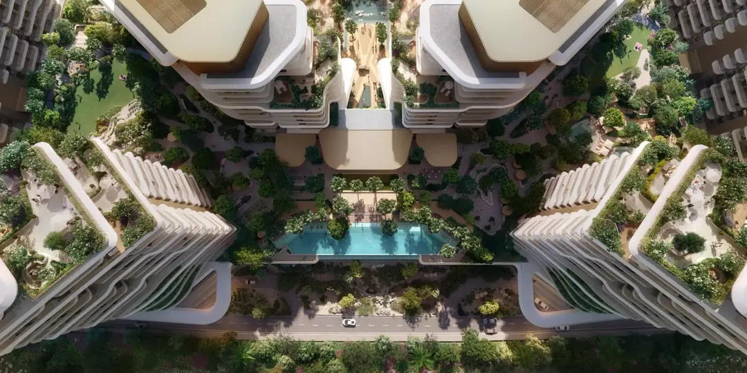 Вердес бай Хейвен — Бассейны — Бесконечный бассейн — amenity | Profound Properties, Dubai