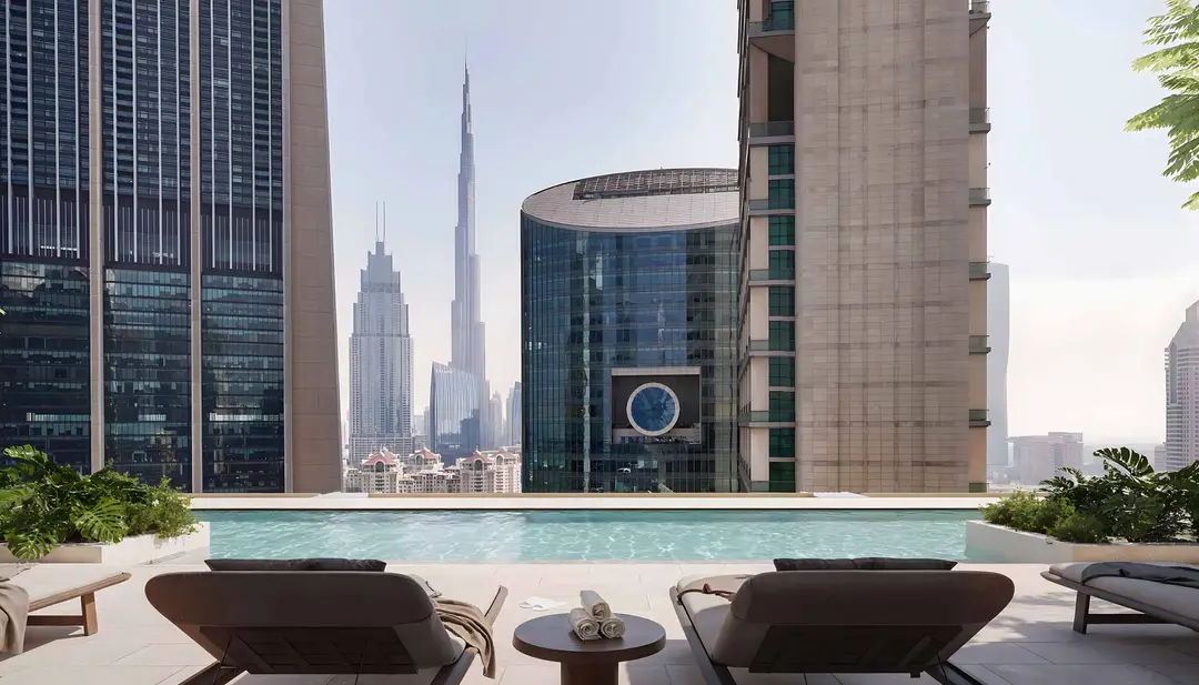 DIFC Heights Tower — 游泳池 — 室外游泳池 — amenity | Profound Properties, Dubai