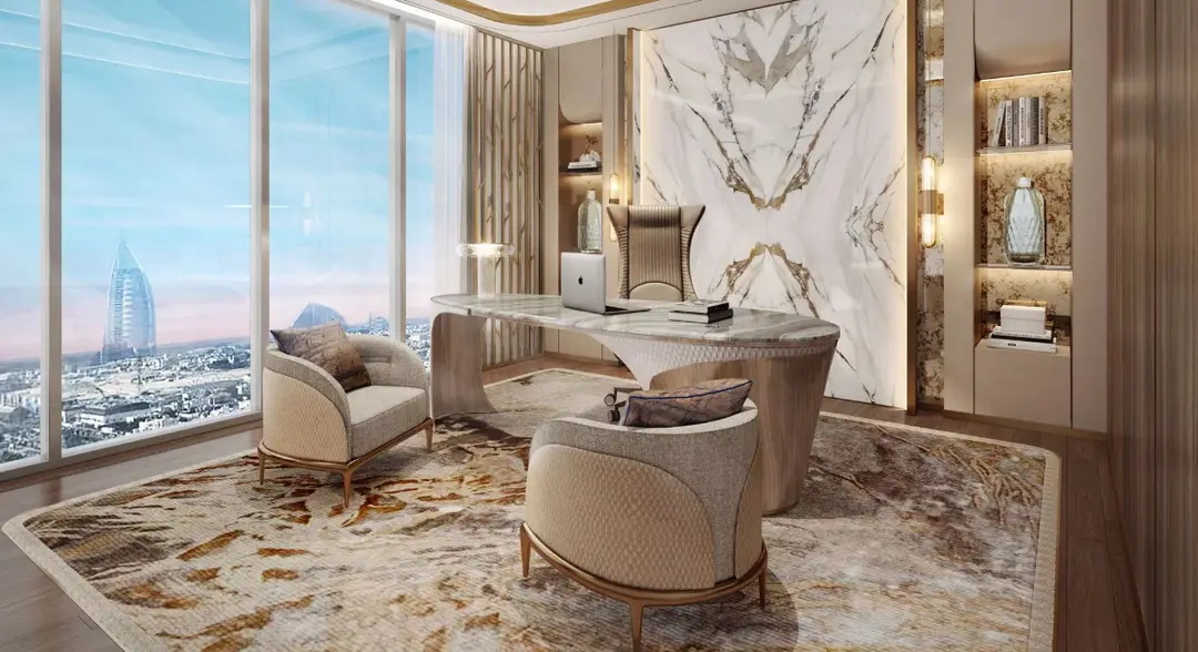 فيرمونت ريزيدنسز دبي سكاي لاين — غرفة إضافية — غرفة الدراسة — feature | Profound Properties, Dubai