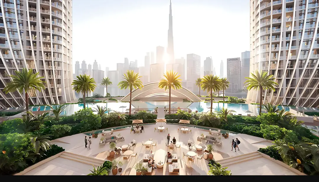 بينغاتي سكايرايز — مسبح — مسبح خارجي — amenity | Profound Properties, Dubai