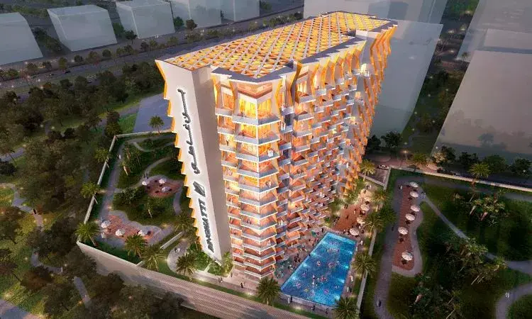 Binghatti Gateway — Swimming Pools — Outdoor Swimming Pool — amenity | Profound Properties, Dubai