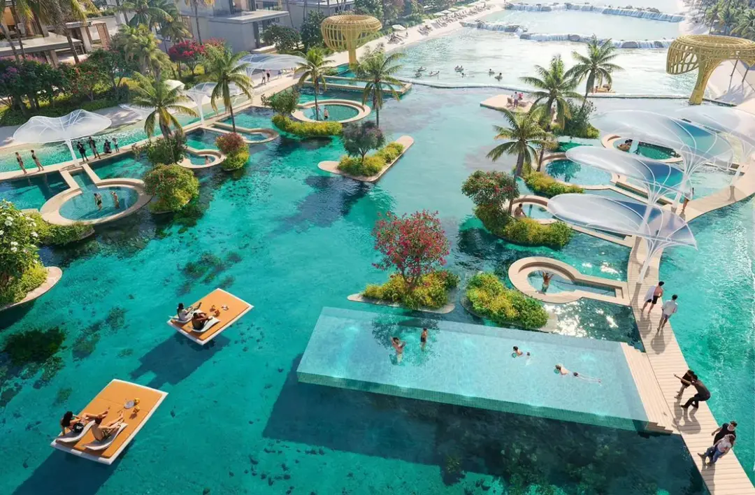 DAMAC Islands — Swimming Pools — Outdoor Swimming Pool — amenity | Profound Properties, Dubai