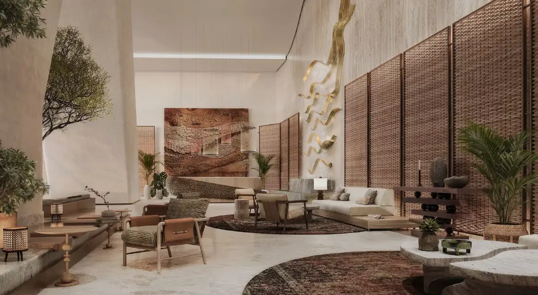 六感公寓迪拜码头 — 社交与活动 — 休息区 — amenity | Profound Properties, Dubai