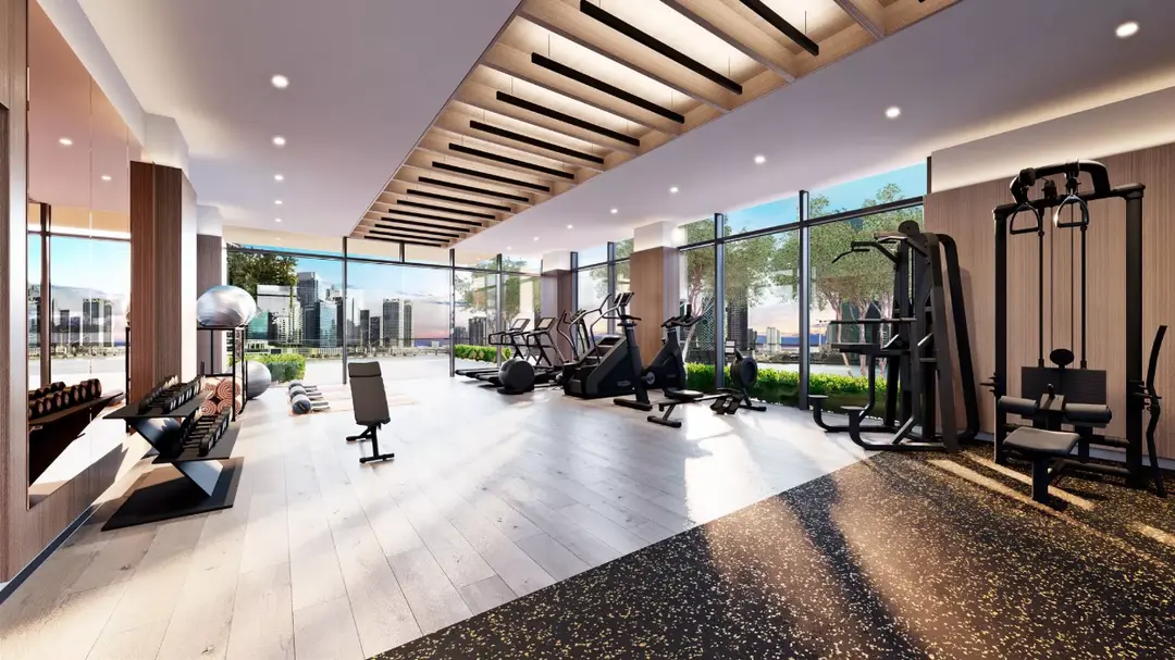 半岛四，广场 — 体育 — 健身房 — amenity | Profound Properties, Dubai