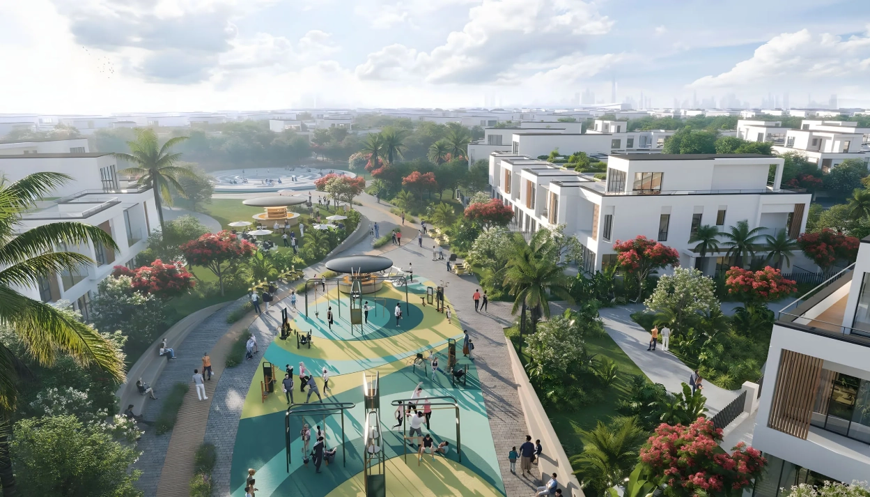 Riverside Views (Residences) — Community view | Profound Properties, Dubai
