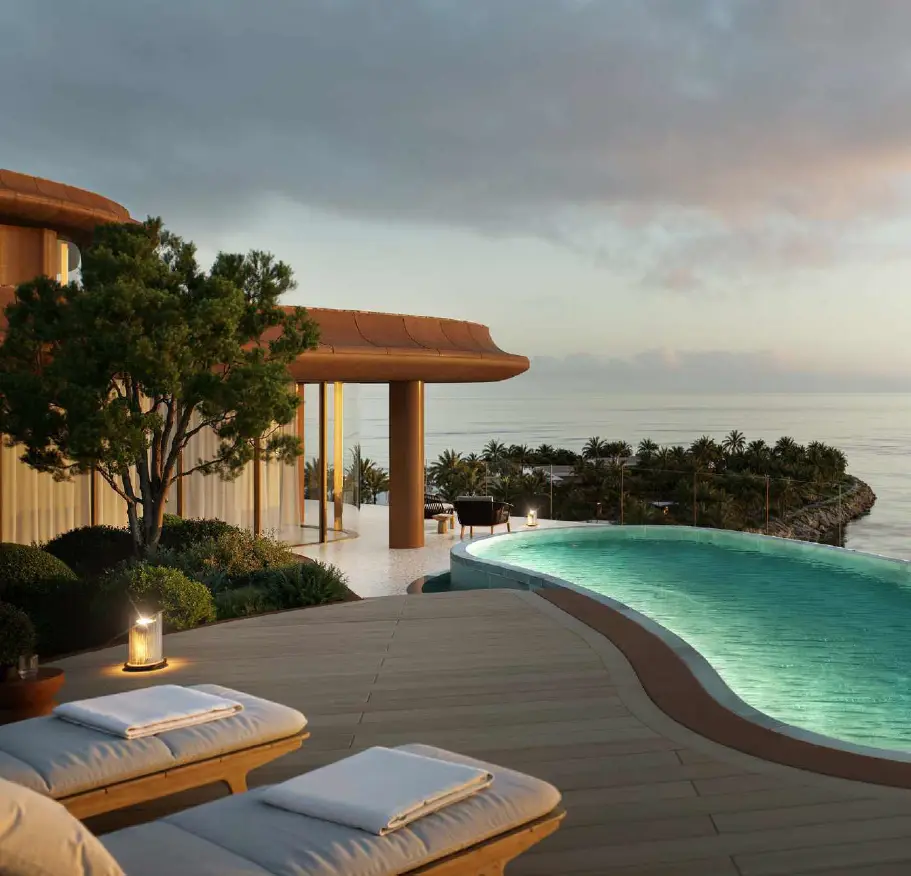 Jumeirah Asora Bay — Swimming Pools — Infinity Swimming Pool — amenity | Profound Properties, Dubai