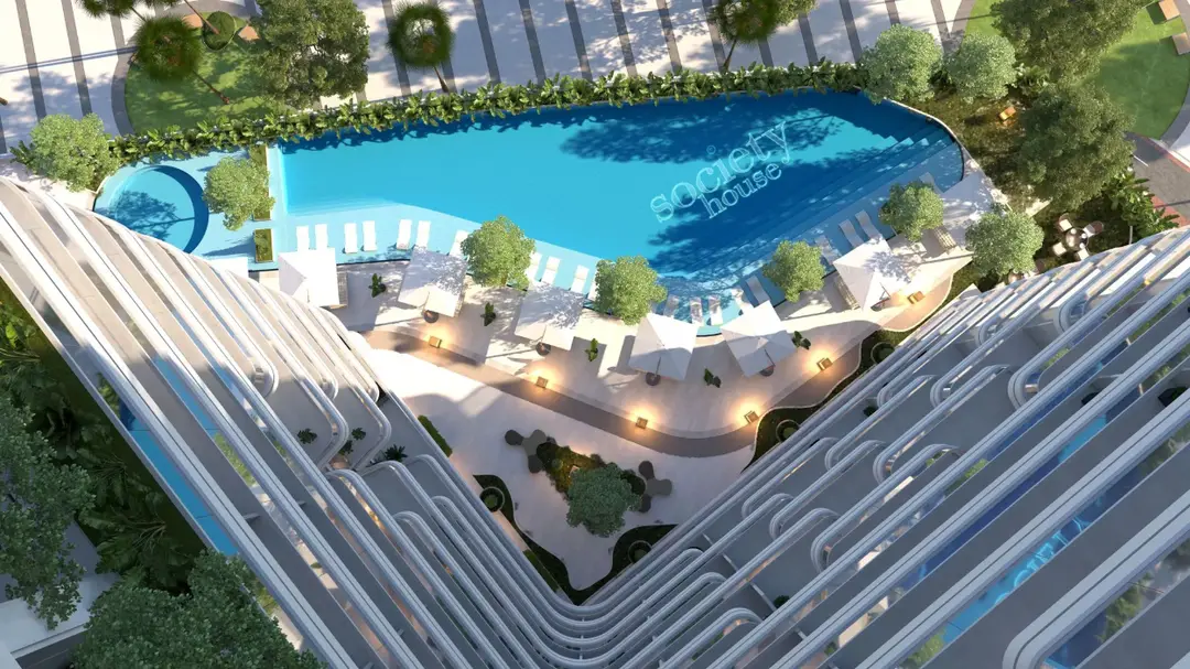 Society House — Swimming Pools — Outdoor Swimming Pool — amenity | Profound Properties, Dubai