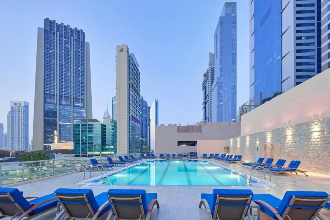 Rose Rayhaan by Rotana — Swimming Pools — Outdoor Swimming Pool — amenity | Profound Properties, Dubai